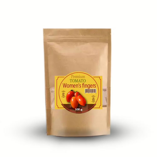 Томат високорослий Жіночі пальчики пакет 100 г
